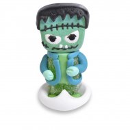 1 Squelette + 1 Monstre Halloween (5 cm) - Sucre