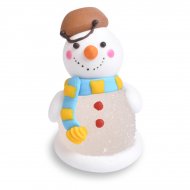 3 Joyeux Bonhommes de Neige 3D (5 cm) - Sucre