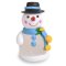 3 Joyeux Bonhommes de Neige 3D (5 cm) - Sucre images:#2