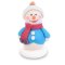 4 Bonhommes de Neige 4 Couleurs (6 cm) - Sucre images:#1