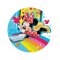 Disque Minnie Rainbow (18,5 cm) - Sans sucre/gluten/palme images:#0