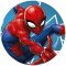 12 Stickers � Biscuits Spiderman (5,5 cm) - Sucre images:#4