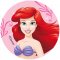 12 Stickers Princesses Disney (5,5 cm) - Sucre images:#4