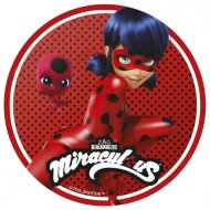 Petit Disque Miraculous Rouge (14,5 cm) - Azyme