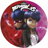 Disque Lady Bug Marinette  (21 cm) - Sucre