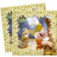 20 Serviettes Les 7 Nains