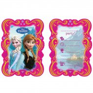 6 Invitations La Reine des Neiges