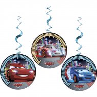 3 D�corations Spirales Cars Neon