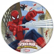 8 Assiettes Spiderman Web-Warriors