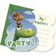 6 Invitations Le voyage d'Arlo