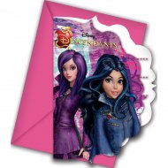 6 Invitations Descendants G�n�ration M�chants