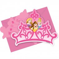 6 Invitations Princesses Disney Dreaming