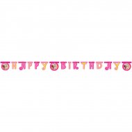 Guirlande lettres Happy Birthday Mia et Moi