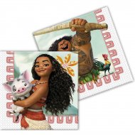 20 Serviettes Vaiana et Maui