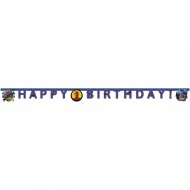 Guirlande Happy Birthday Spiderman Team (2 m)