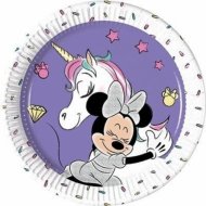 8 Petites Assiettes Minnie Licorne