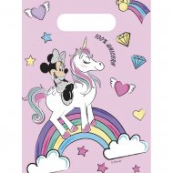 6 Pochettes Cadeaux Minnie Licorne
