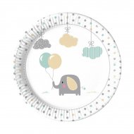 8 Assiettes Elephant Baby