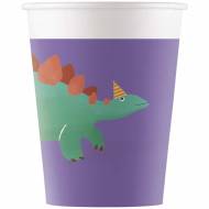 8 Gobelets Dino - Compostables