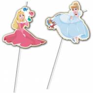 6 Pailles M�daillon Princesses Disney Chic