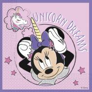 20 Serviettes Minnie Licorne