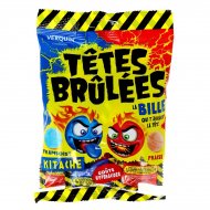 Sachet T�tes Brul�es Fraise Framboise - 70 g