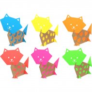 Kit Cr�atif 6 Chats en carton