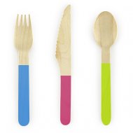 Set 18 Couverts Monster Colors - Bois