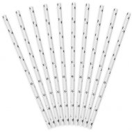 10 Pailles Etoiles Argent