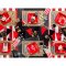 6 D�co Bateau Pirate Le Rouge (14 cm) - Papier images:#2
