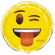 Ballon H�lium Emoji Clin d'oeil