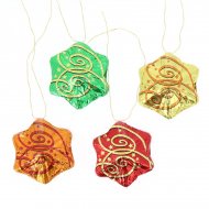 4 Etoiles de No�l en Chocolat