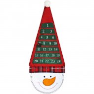 Calendrier de l'Avent Bonhomme de Neige (72 cm) - Feutrine
