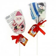 2 Sucettes Xmas Pop (P�re No�l + bonhomme)