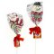 2 Sucettes Xmas Pop (P�re No�l + bonhomme) images:#1