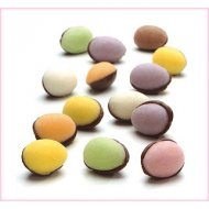 2 Oeufs Bicolores (3 cm) - Fondant/Chocolat