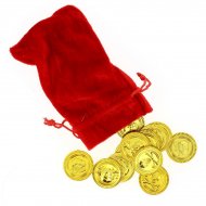 36 Pi�ces d'Or Pirate + Sac