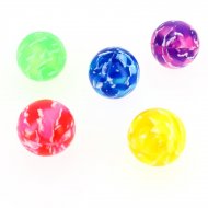 1 Balle Rebondissante Marbre N�on (4 cm)