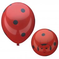 8 Ballons Happy Coccinelle