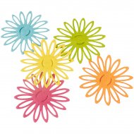 3 Grandes Marguerites en Feutrine