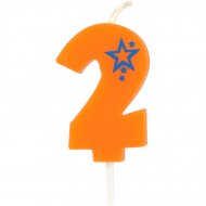 Petite Bougie Popstar Chiffre 2