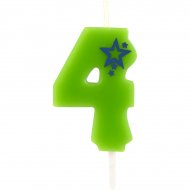 Petite Bougie Popstar Chiffre 4