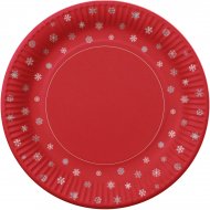 10 Assiettes Flocons et Cadeaux