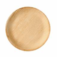 6 Assiettes Rondes - Feuille de Palmier