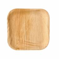 6 Petites Assiettes Carr�es - Feuille de Palmier