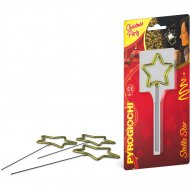 4 Cierges Magiques Etoile Dor�