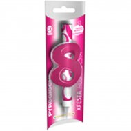 Fontaine Lumineuse Rose chiffre 8