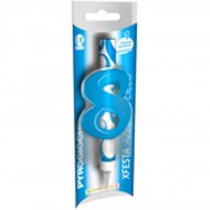 Fontaine Lumineuse Bleu chiffre 8