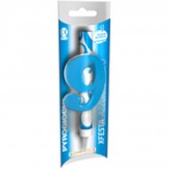 Fontaine Lumineuse Bleu chiffre 9