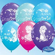 25 Ballons Reine des Neiges